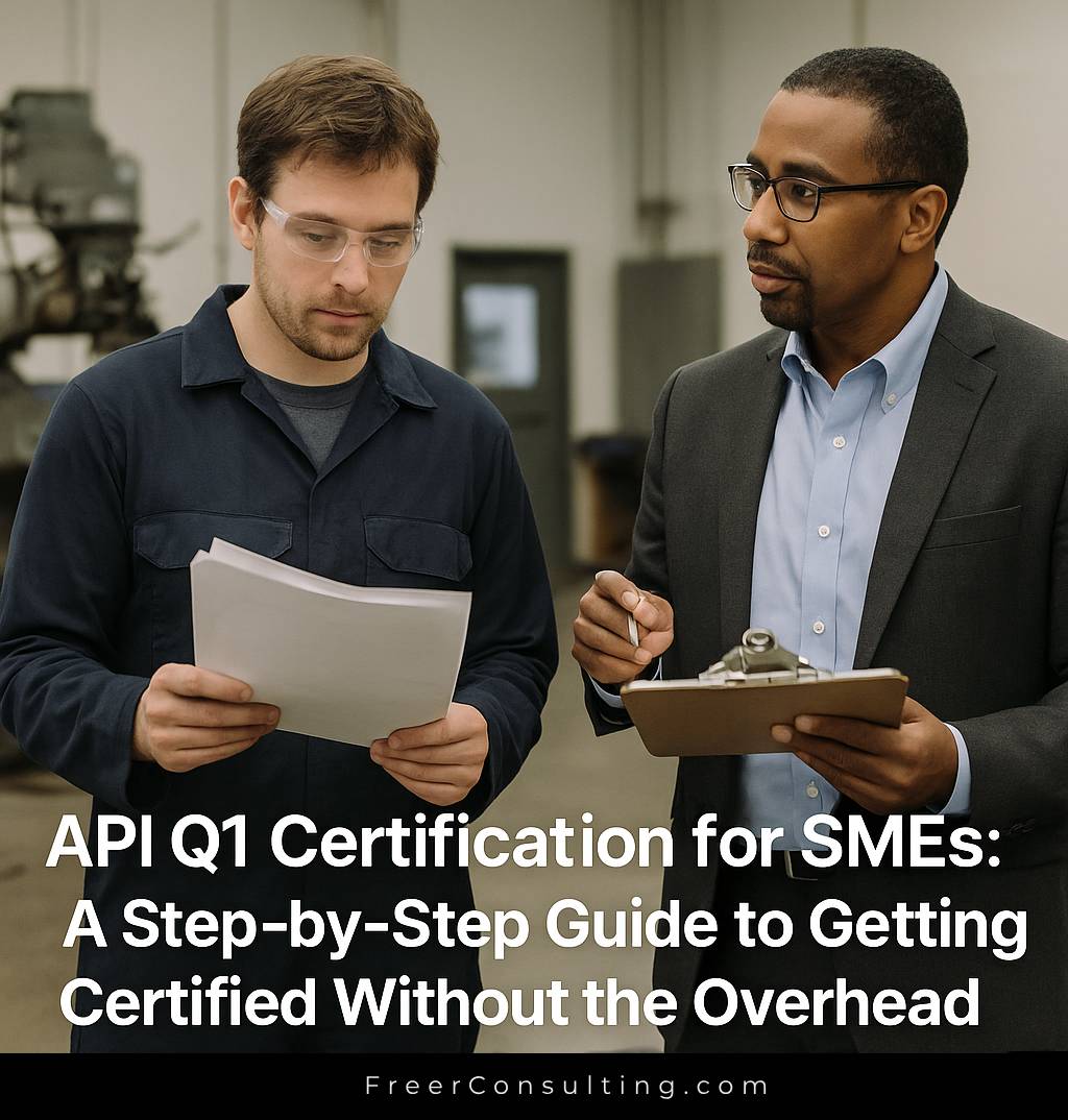 API Q1 Certification for SMEs: A Step-by-Step Guide to Getting Certified Without the